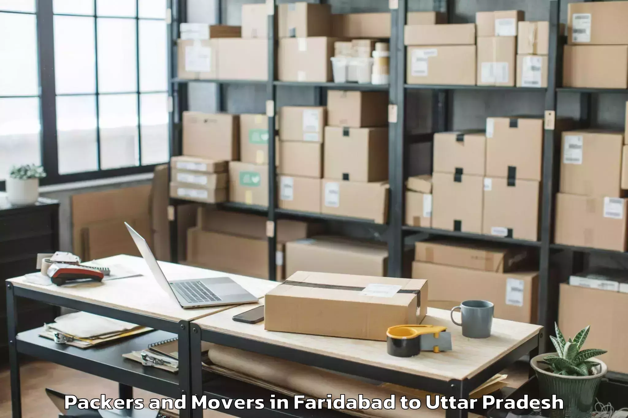 Easy Faridabad to Bangarmau Packers And Movers Booking